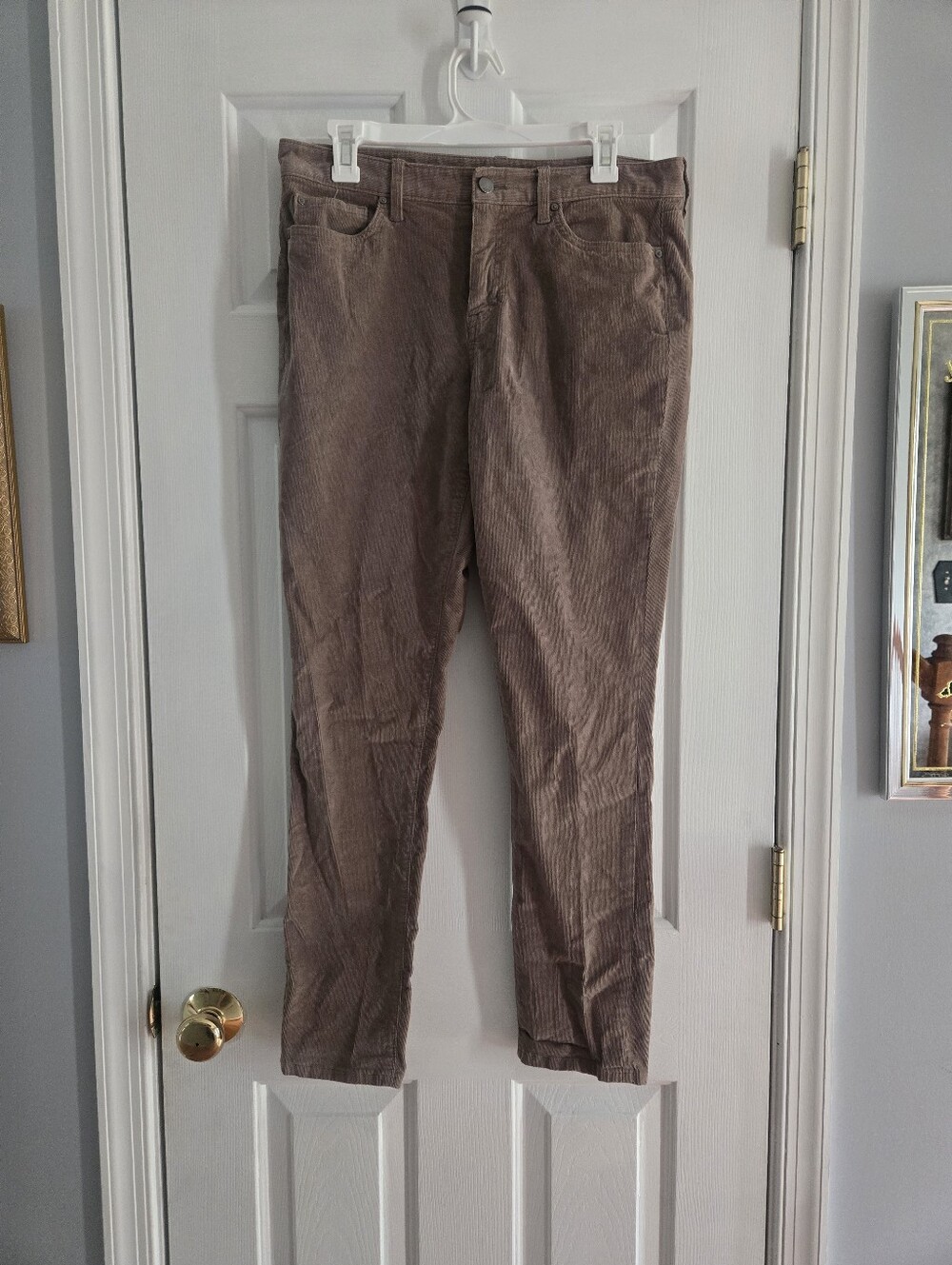 GAP Women's Taupe Brown Always Skinny Corduroy Pants Size 10 / 30R